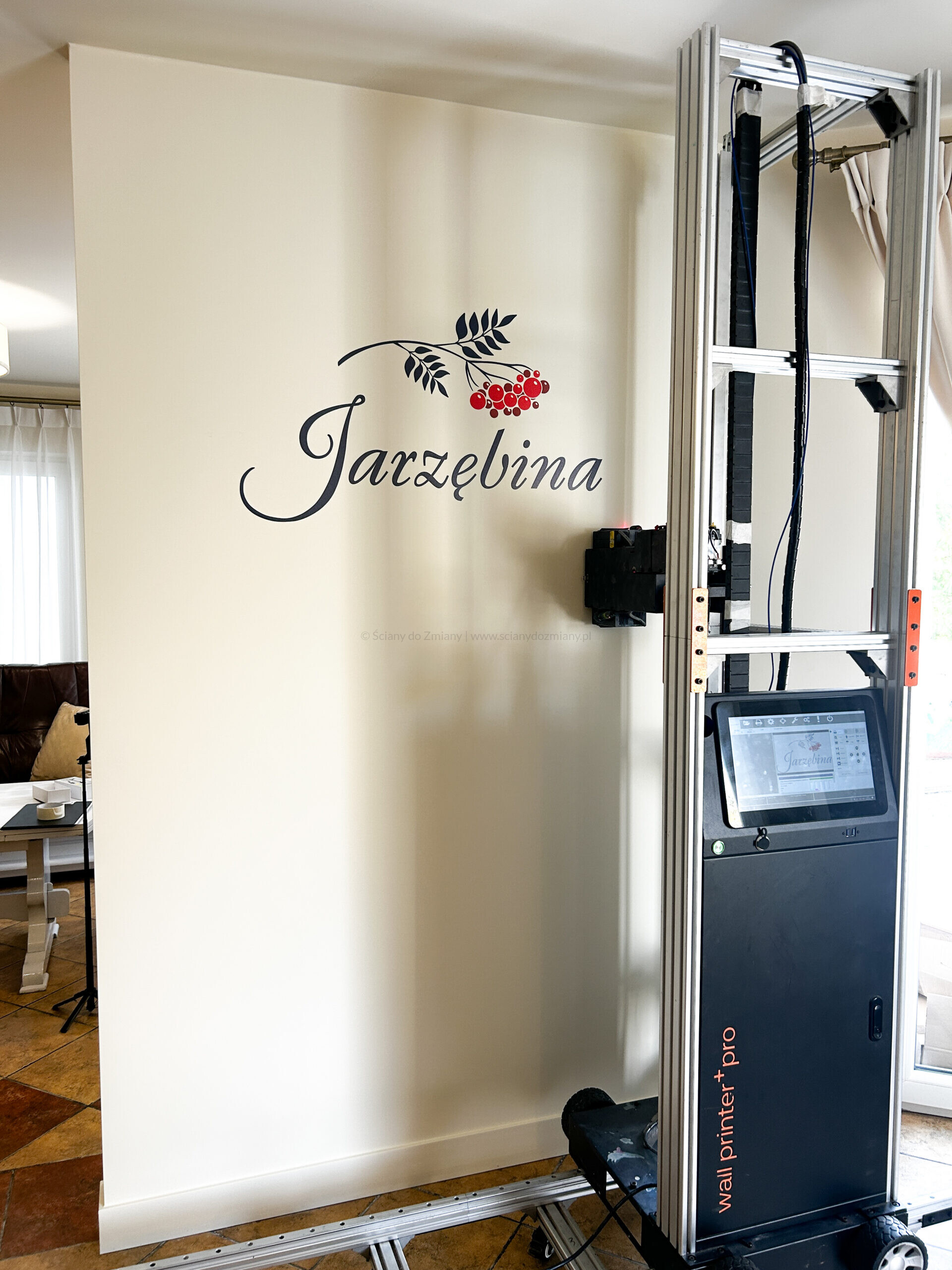 Druk ścienny UV w Sali Weselnej Jarzębina we Wrocławiu